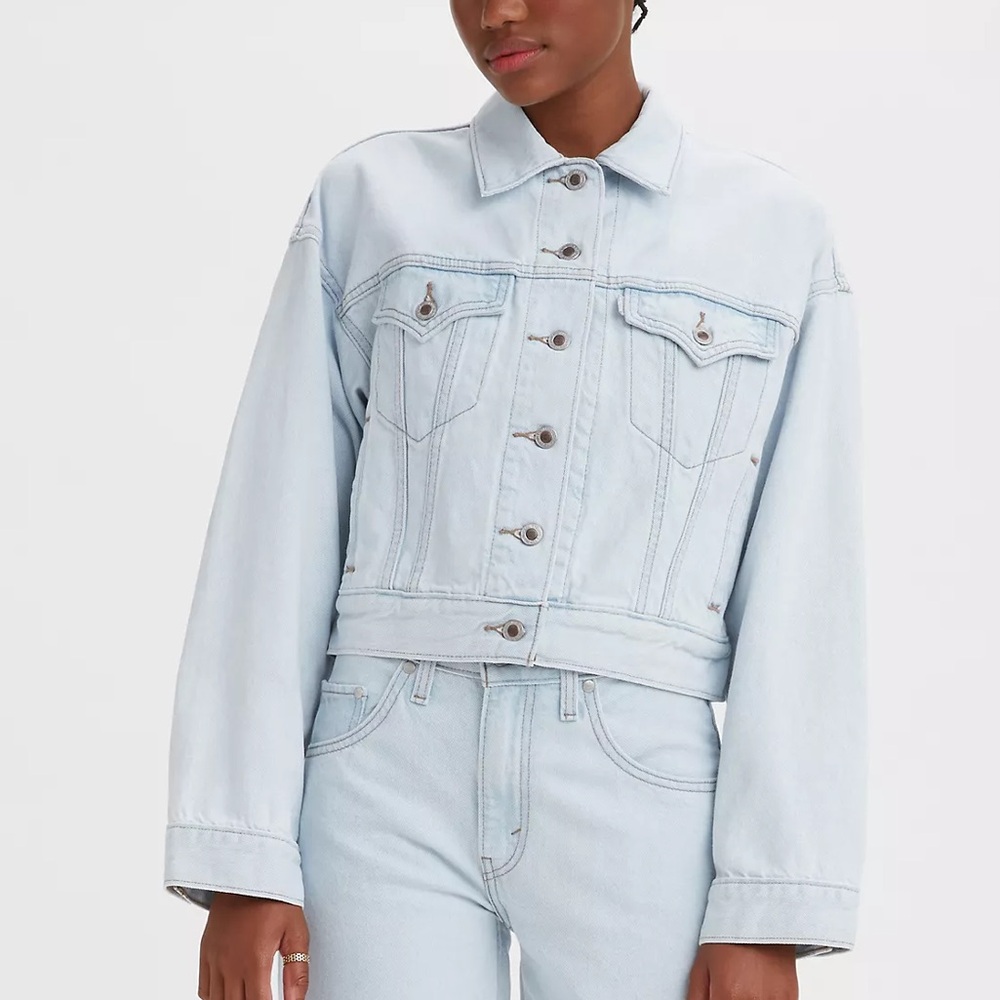 Levi’s Silvertab Crop Trucker Jacket | Size 10-12 YRS (M)